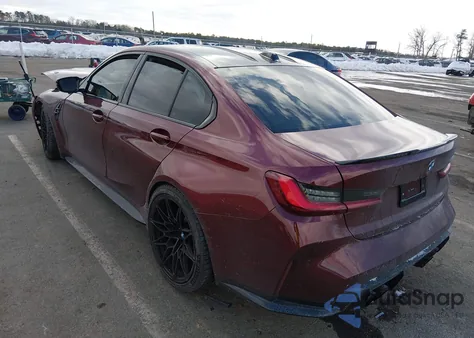 2025 BMW M3 z USA, uszkodzony, nr VIN WBS13HJ02SFT95915